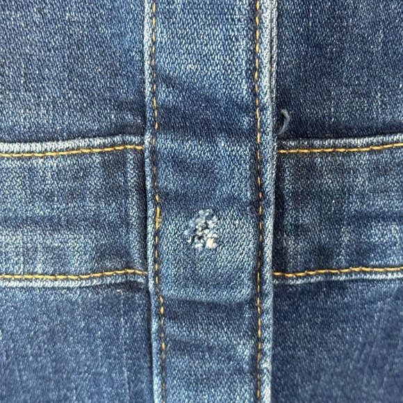 NWT Wrangler Retro Women's Small Long Sleeve Denim Dress Snap up Blue Jean SEE - Picture 4 of 8